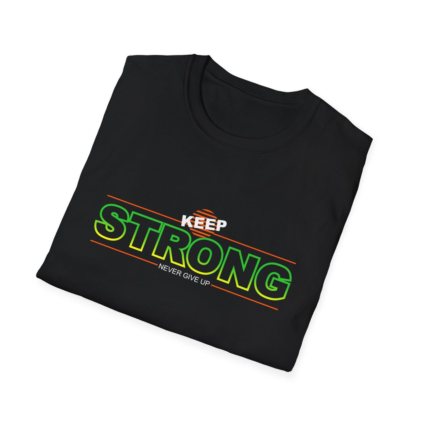Unisex Softstyle T-Shirt - Be Strong Motivational Tee