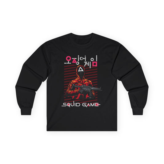Squid Game || Unisex Ultra Cotton Long Sleeve Tee - Bold Graphic Tee for Fans