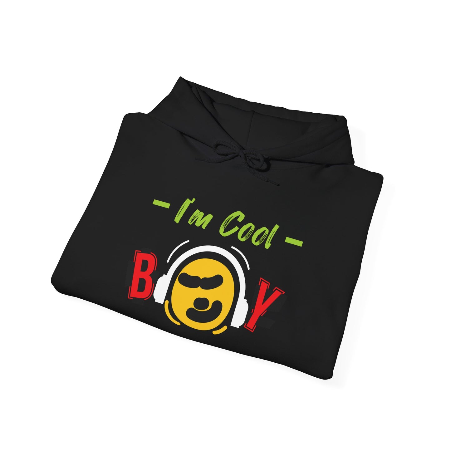 Unisex Hooded Sweatshirt - "I'm Cool" Emoji Design